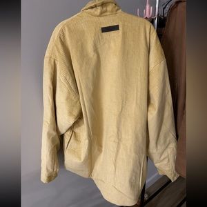 Fear of God Essentials Cotton Corduroy Zip-up Shirt Jacket